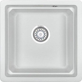 Кухонная мойка GRANULA KS-4501U, арктик (белый) Кухонная мойка GRANULA KS-4501U, арктик (белый)