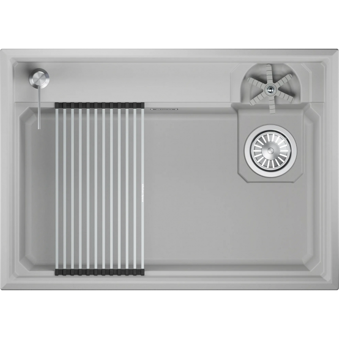 Кухонная мойка GRANULA KS-7308R АРКТИК (БЕЛЫЙ) кварц 7308R APKTIK