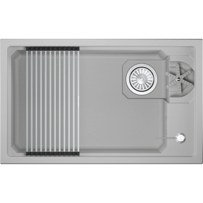 Кухонная мойка GRANULA KS-7309RU АРКТИК (БЕЛЫЙ) кварц 7309RU APKTIK