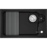 Кухонная мойка GRANULA KS-7309RU ЧЕРНЫЙ кварц 7309RU CHEPHYII