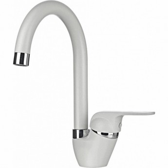Смеситель GRANULA GR-1024 арктик (белый) Смеситель GRANULA GR-1024 арктик (белый)